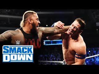 Jimmy uso and solo sikoa obliterate john cena smackdown highlights sept 22 2023