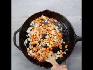 Tasty kale, sweet potato, and onion frittata