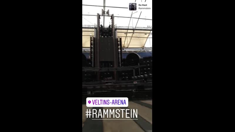 Rammstein stage in gelsenkirchen