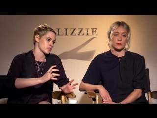 Entertainment studios kristen stewart & chloe sevigny interview lizzie promo