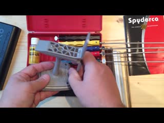 [vladimir kohanov] сравнение lansky delux vs spyderco triangle