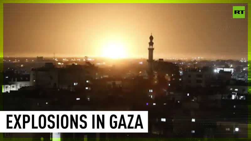 Israeli airstrike hits hamas' infrastructure in gaza strip