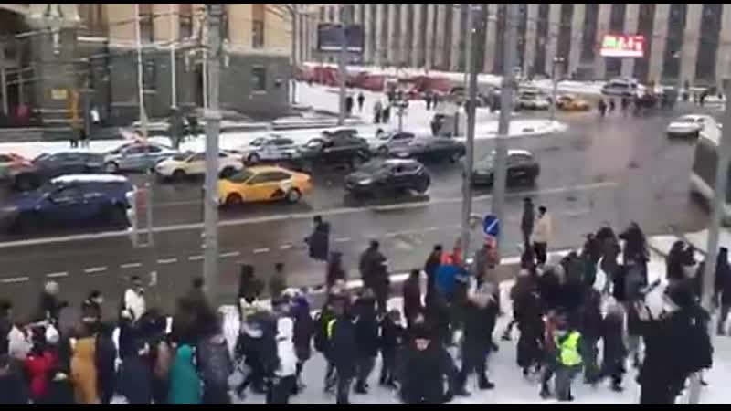 Шествие на площади трех вокзалов 31 января