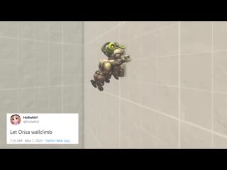 Let orisa wallclimb