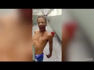 Possessed man with face wound rants and raves in brazilian hospital