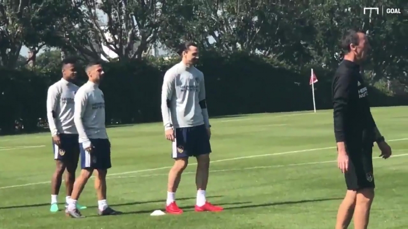 Тренироа златана в "ла гэлакси"