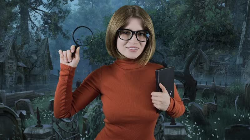 Lerka asmrka asmr velma dinkley solves the mystery 🔎 roleplay, spit painting, tapping, personal attention 🎃