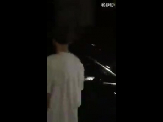[fancam] 160816 exo's baekhyun @ leaving sm building