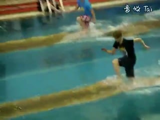 [fancam] 120625 luhan "running on water" game @ go all out recording