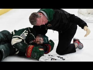 Staal leaves game 5 after taking scary head first fall into boards