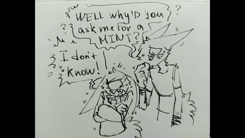 Peppermint meme (на коленке)