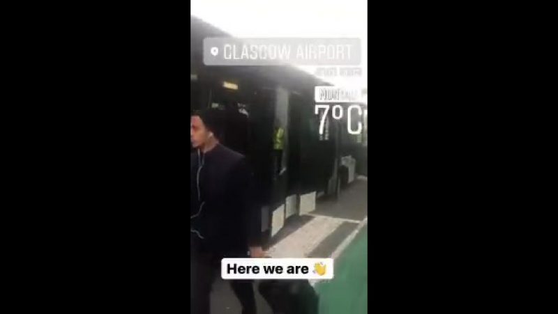 Прибытие в глазго