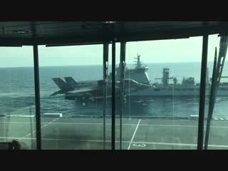 Wooow! the view from the best office in royal navy