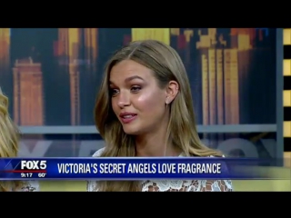 Elsa hosk and josephine skriver promote the new victoria's secret fragrance, love