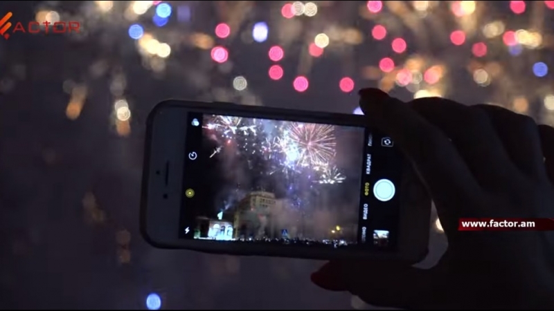 Տոնական շքեղ հրավառություն՝ հանրապետության հրապարակում