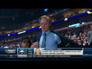 Alexander nylander selected by the buffalo sabres