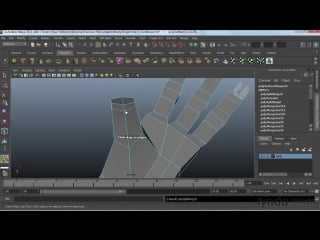 Modeling a character in maya | 0404 making fingers and finishing the hand