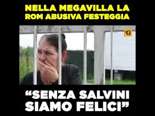 Rom nel villone abusivo a milano "senza salvini siamo felici"