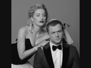 Taron egerton amber heard backstage after presenting at the goldenglobes video by paola kudacki instagram goldenglobes mp4