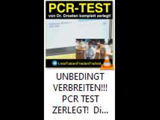 Unbedingt verbreiten!!! pcr test zerlegt! die junge naomi seibt zerlegt i