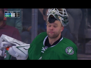 Leddy bounces puck off boards, off niemi and in for hideous goal