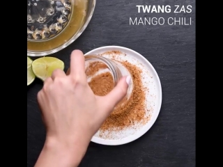 This 4 course fiesta is just the right balance of salty and sweet! 🍊🌽 @twang official