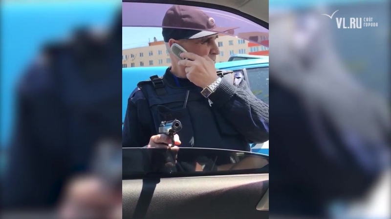 Сотрудники спецсвязи грозились застрелить водителя #krimkino