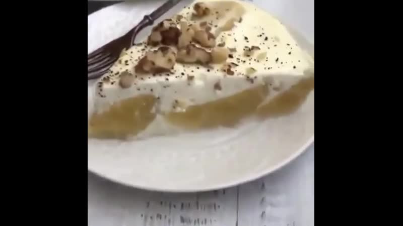 Бананы, запечённые с творогом и йогуртом🍌