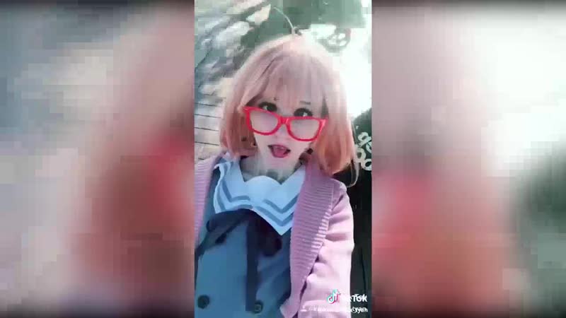 Tiktok cosplay mirai kuriyama kyoukai no kanata