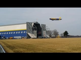 New akron blimp test flights april 4, 2014