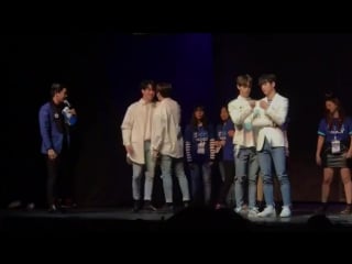 [fancam] 170325 встреча с фанатами est cola в корее