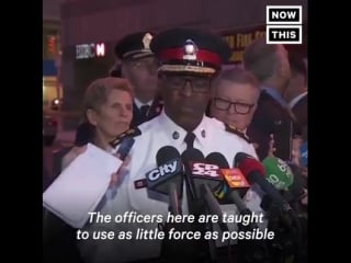 This canadian officer did an amazing job arresting the suspect in toronto