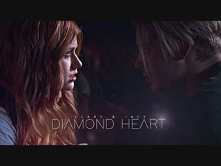 Clary and jace ○ diamond heart ○ shadowofheaven