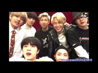 171123 bts showing their sexy face @ maxwell z100 interview