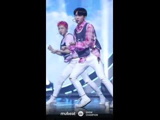 Fancam | 270618 | jun (a c e take me higher) @ mubeat in show champion (focus cam )