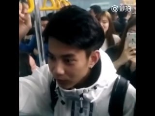 [fancam] 151114 dayu airport beijing changsha