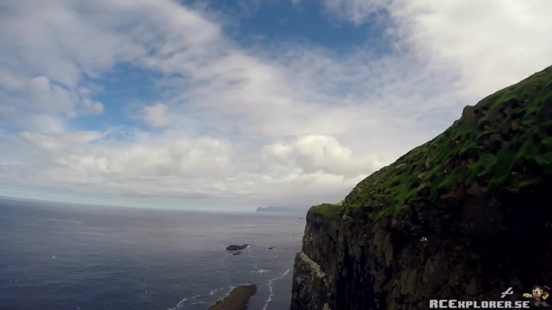 Fpv cliff diving on the faroe islands rcexplorerse