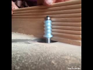 This is stunning to watch ball nose milling of timbe