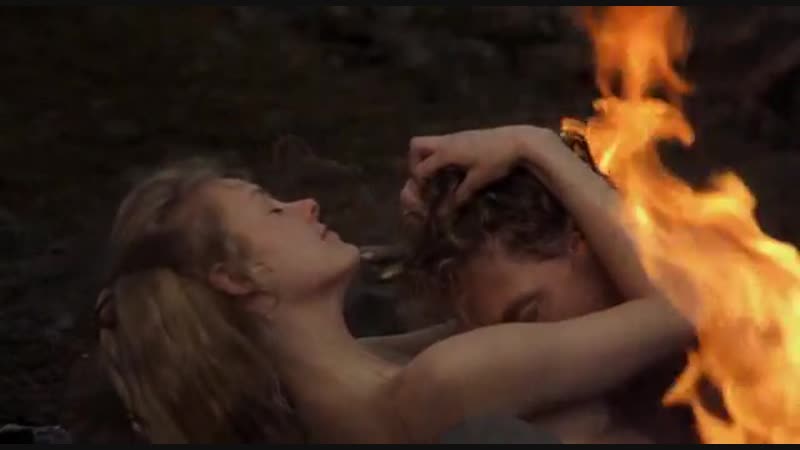 Ingibjorg stefansdottir &amp; ralf moeller из фильма "саги викингов" / the viking sagas (sex scene) (1995)