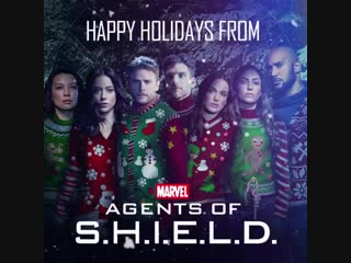 Gearing up for holiday cheer! #agentsofshield