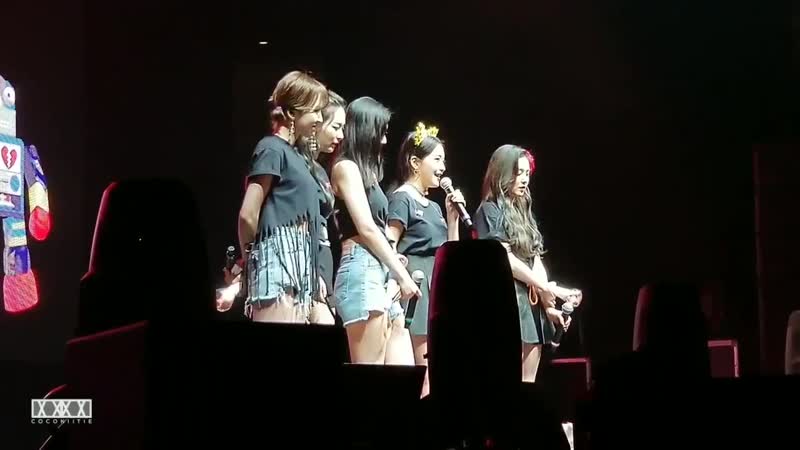 190219 redmare in toronto yeri ending ment sweetie always does her ments in english so