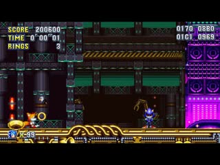 [динса играет] забавный дебаг мод в sonic mania | stardust speedway | дебаг мания #6