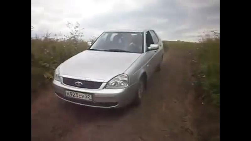 Приора тащит краз