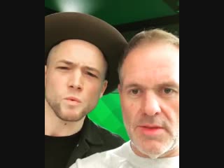 Chris moyles honesty is the best part of my friendship with @taronegerton