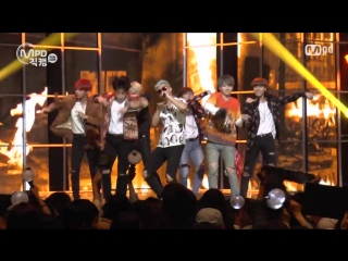 [video] 160512 bts fire fancam no 1 encore full ver @ mnet mcountdown