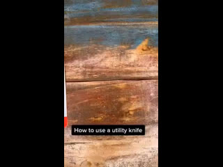 How to use utility knife