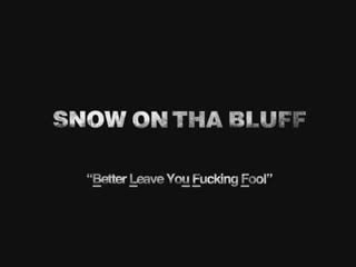 Snow on tha bluff
