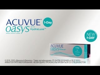 New acuvue oasys 1 day product video