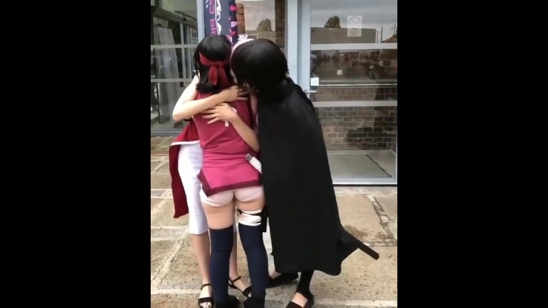 Que isso ein sarada kkkk cosplay rabuda gostosa