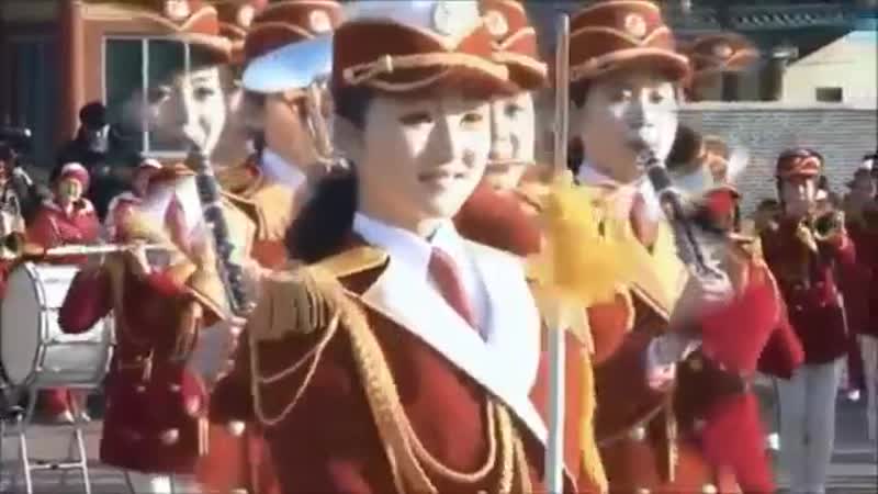 Очаровательные девушки северной кореи девушки черлидеры и девушки военного орке